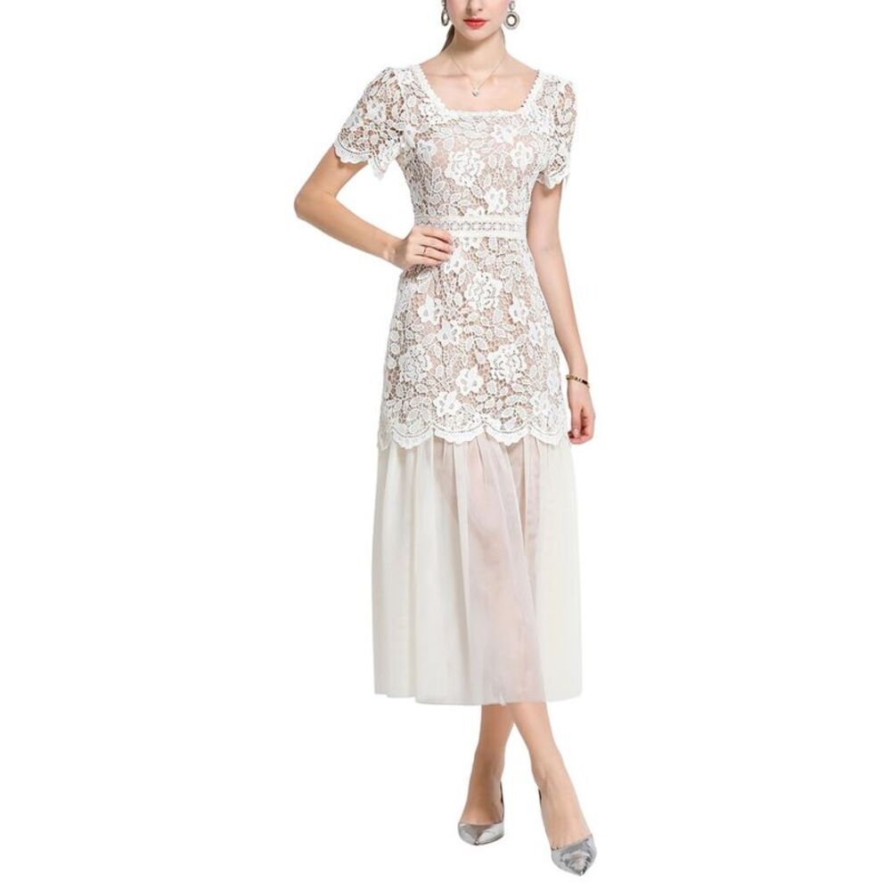 Elaine Womens  Midi Dress